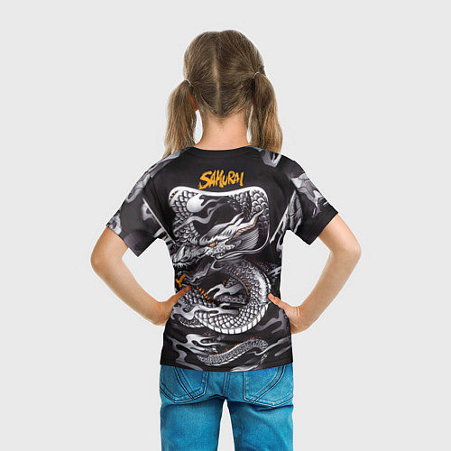Детская футболка Самурай / 3D-принт – фото 6