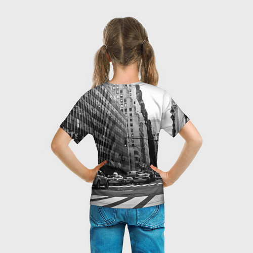 Детская футболка Among Us по улицам Нью-Йорка / 3D-принт – фото 6