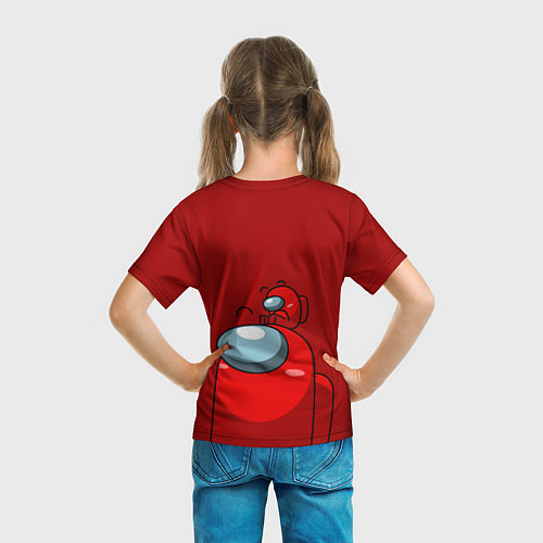 Детская футболка МИМИ АМОНГ АС / 3D-принт – фото 6