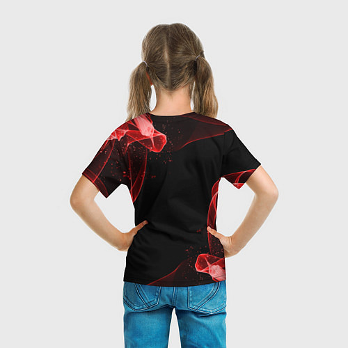 Детская футболка AMONG US - КРАСНЫЙ / 3D-принт – фото 6