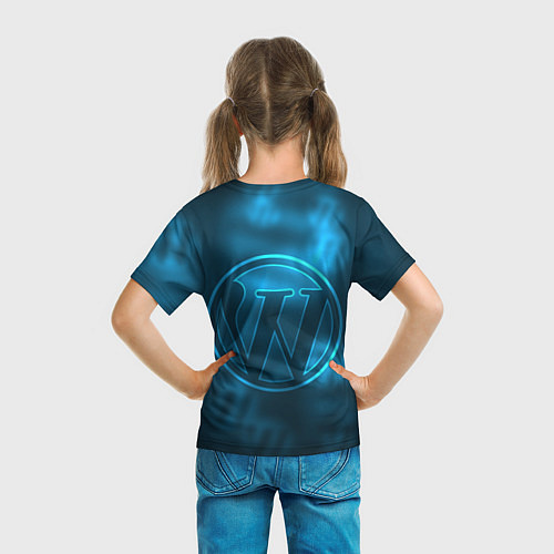 Детская футболка Вордпресс / 3D-принт – фото 6