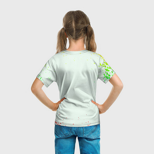 Детская футболка Новогодние Авокадо / 3D-принт – фото 6