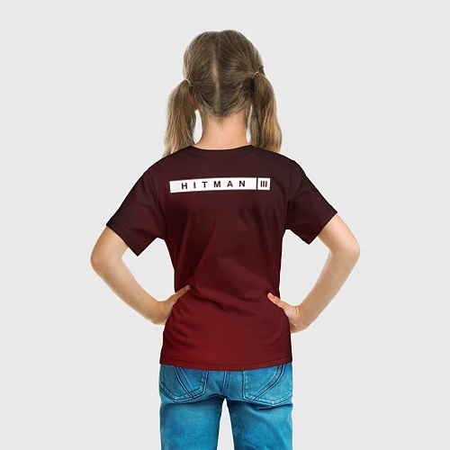 Детская футболка Hitman III / 3D-принт – фото 6