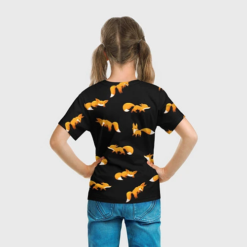 Детская футболка Лисы / 3D-принт – фото 6