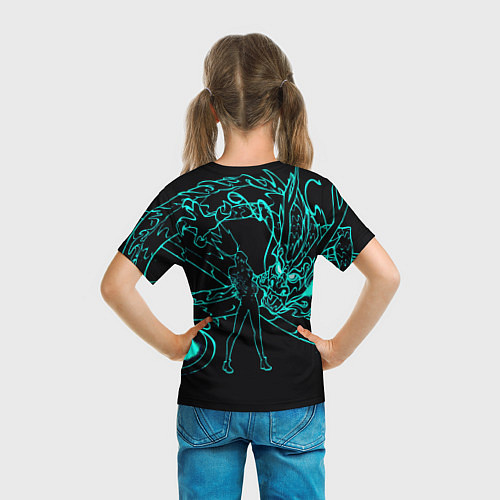 Детская футболка Neon Dragon / 3D-принт – фото 6
