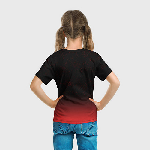 Детская футболка Светящаяся лиса / 3D-принт – фото 6