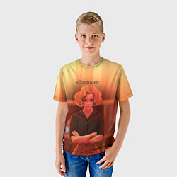Футболка детская Queens Gambit Ход Королевы, цвет: 3D-принт — фото 2