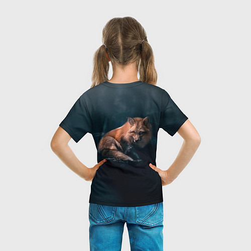 Детская футболка Мудрый лис / 3D-принт – фото 6