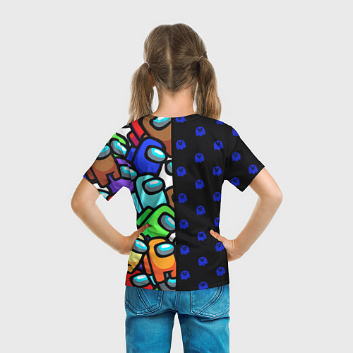 Детская футболка Among Us Brawl Stars / 3D-принт – фото 6