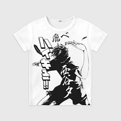 Футболка детская ВОЛЕЙБОЛ!! HAIKYUU!!, цвет: 3D-принт