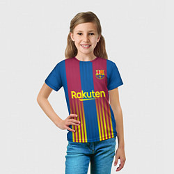 Футболка детская FC Barcelona El Clasico La Liga 202122, цвет: 3D-принт — фото 2