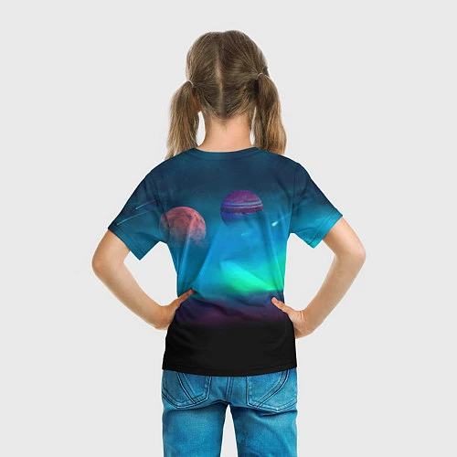 Детская футболка В Дмитриенко Венера-Юпитер / 3D-принт – фото 6