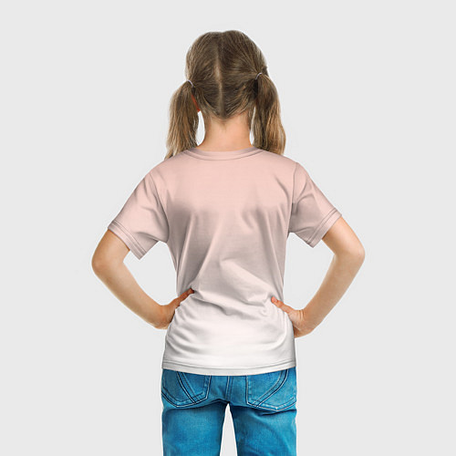 Детская футболка Люблю тебя / 3D-принт – фото 6