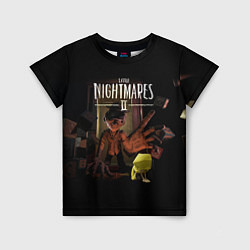 Футболка детская Little Nightmares 2 сторож, цвет: 3D-принт