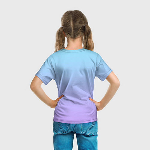 Детская футболка Ноты краски музыканту / 3D-принт – фото 6