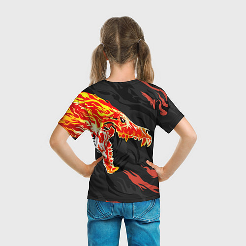 Детская футболка CS:GO - Howl м4а4 Вой / 3D-принт – фото 6