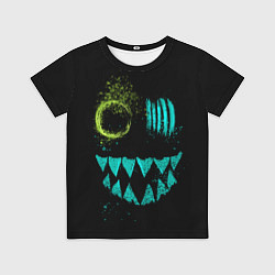 Футболка детская Неоновый Монстр, цвет: 3D-принт