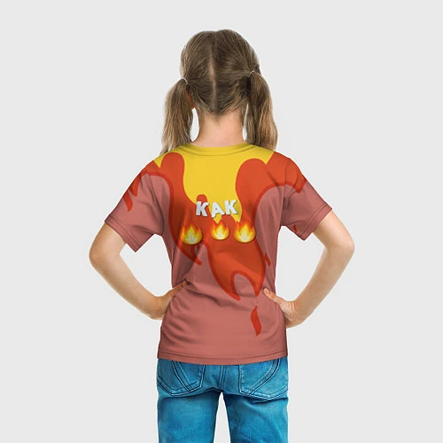 Детская футболка Ты горишь как огонь v2 / 3D-принт – фото 6