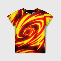 Детская футболка ОГНЕННЫЕ ВОЛНЫ FIRE STRIPES