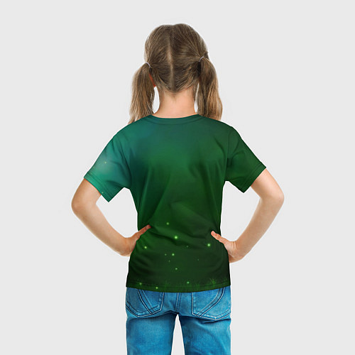 Детская футболка Лисенок нюхает цветок / 3D-принт – фото 6