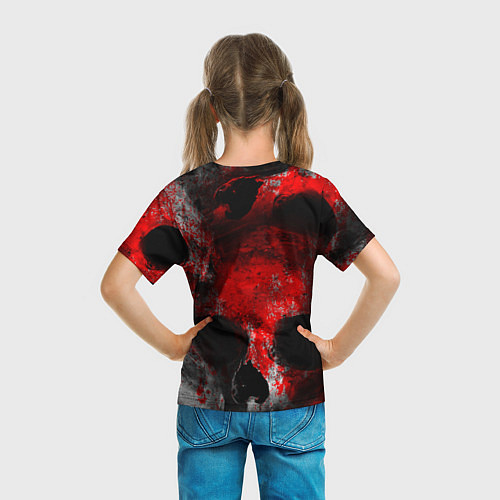 Детская футболка DAYZ BLOOD ДЕЙЗИ КРОВЬ Z / 3D-принт – фото 6