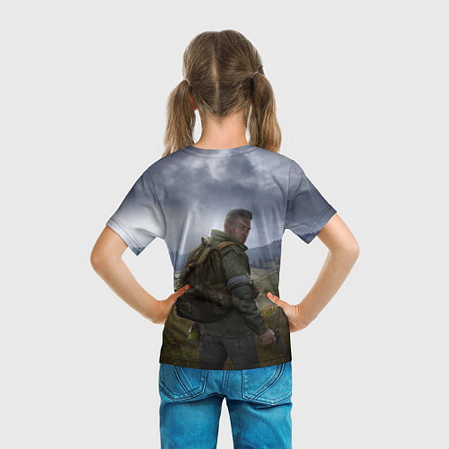 Детская футболка DAYZ POSTER ДЕЙЗИ ПОСТЕР Z / 3D-принт – фото 6