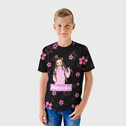 Футболка детская NEZUKO НЕЗУКО, цвет: 3D-принт — фото 2
