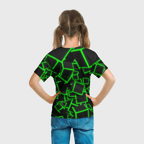 Детская футболка Cyber cube / 3D-принт – фото 6