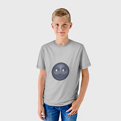 Футболка детская Темная луна, цвет: 3D-принт — фото 2
