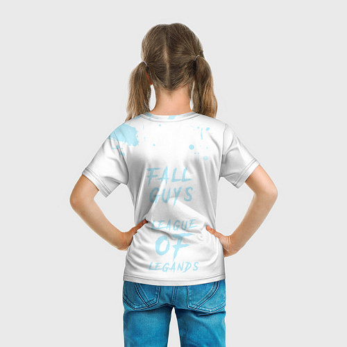 Детская футболка Fall guys x league of legands / 3D-принт – фото 6