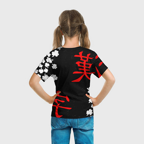 Детская футболка ЧЕРНЫЙ КЛЕВЕР / 3D-принт – фото 6