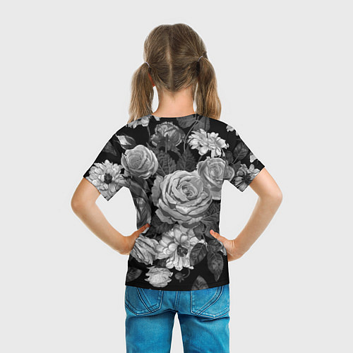 Детская футболка Розы / 3D-принт – фото 6