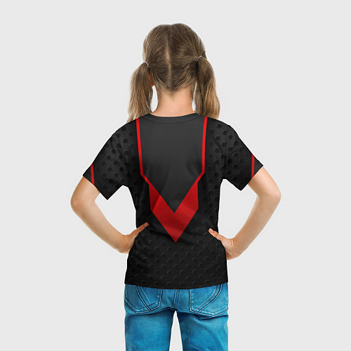 Детская футболка Красный галстук 3D / 3D-принт – фото 6