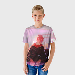 Футболка детская JUJUTSU KAISEN МАГИЧЕСКАЯ БИ, цвет: 3D-принт — фото 2