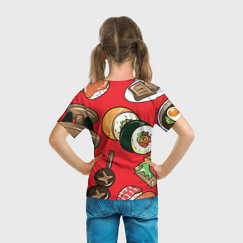 Детская футболка Еда / 3D-принт – фото 6