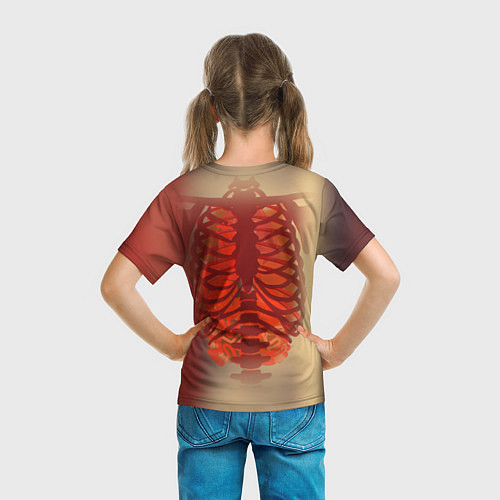 Детская футболка Cs:go X-Ray Style Рентген / 3D-принт – фото 6