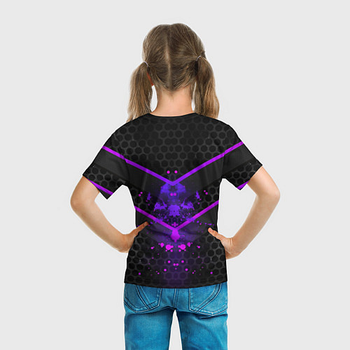 Детская футболка Ултрофиолеовый угол 3D / 3D-принт – фото 6