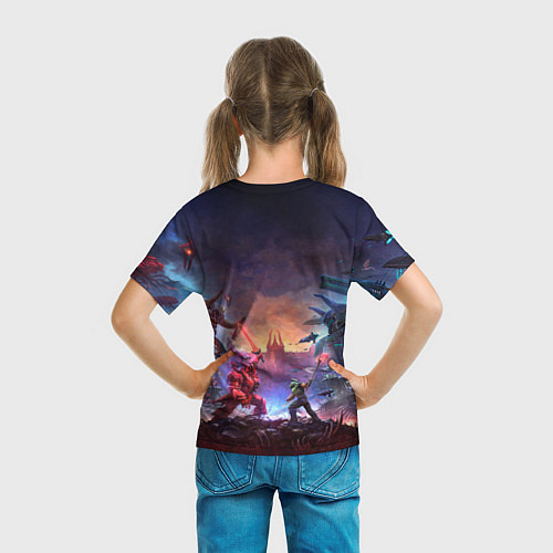 Детская футболка DOOM Eternal: The Ancient Gods / 3D-принт – фото 6