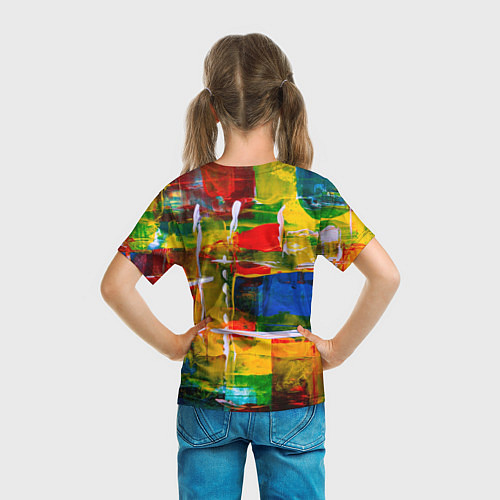 Детская футболка КРАСКИ / 3D-принт – фото 6