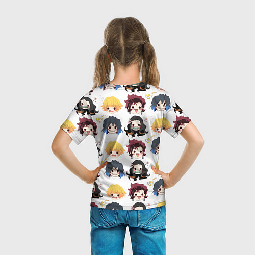 Детская футболка Клинок, рассекающий демонов / 3D-принт – фото 6