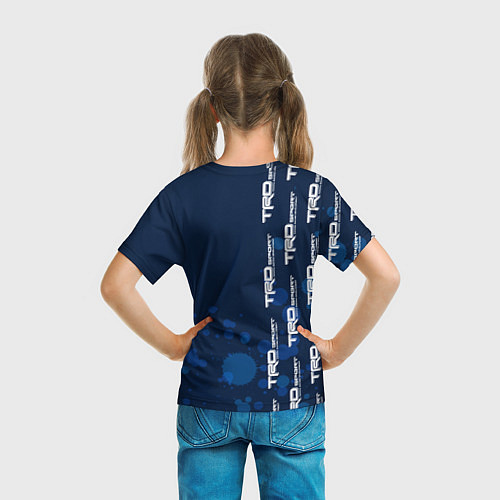 Детская футболка Toyota - Paint Pattern on left / 3D-принт – фото 6