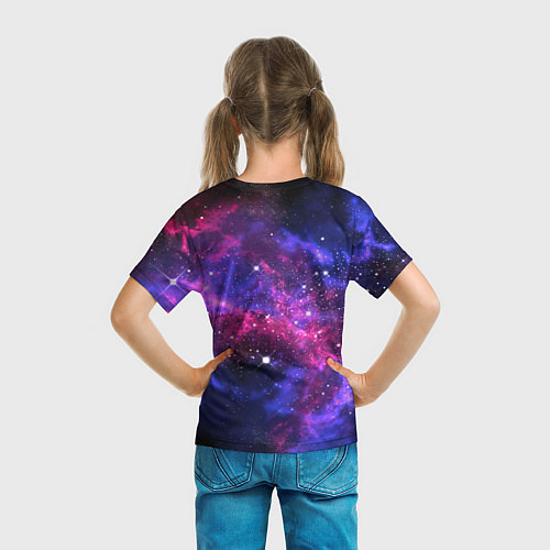 Детская футболка Space Panda / 3D-принт – фото 6