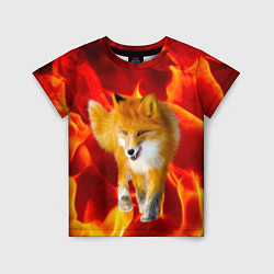 Футболка детская Fire Fox, цвет: 3D-принт