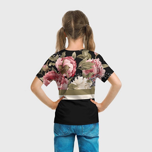 Детская футболка Розы / 3D-принт – фото 6