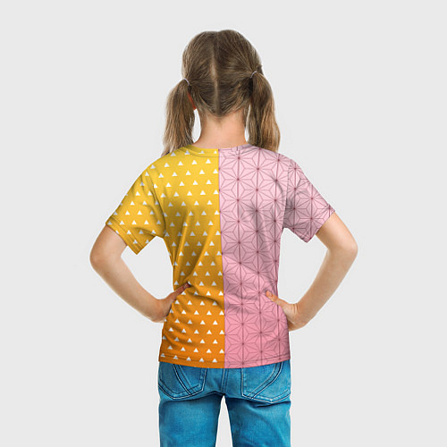 Детская футболка ЗЕНИЦУ И НЕЗУКА КЛИНОК / 3D-принт – фото 6