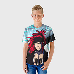 Футболка детская Рэндзи Абараи Блич, цвет: 3D-принт — фото 2