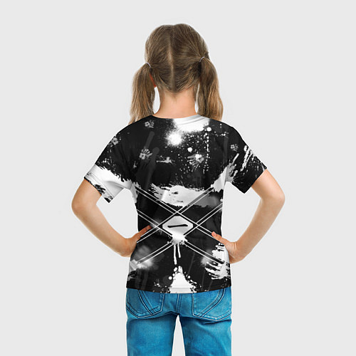 Детская футболка БЛИЧ ШИНИГАМИ ЛОГО НА СПИНЕ / 3D-принт – фото 6