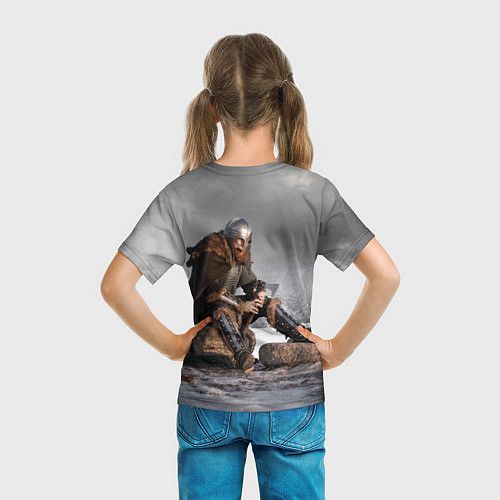 Детская футболка Valheim Викинг / 3D-принт – фото 6