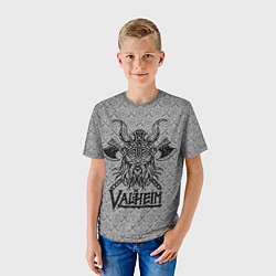 Футболка детская Valheim Viking dark, цвет: 3D-принт — фото 2