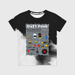 Футболка детская Daft punk modern, цвет: 3D-принт